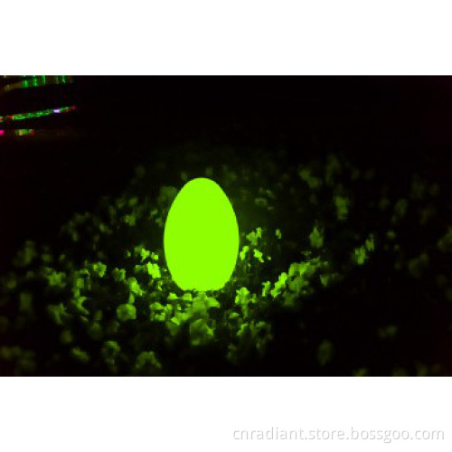 RGB color changing led mood lights, egg shaped for pool and garden use